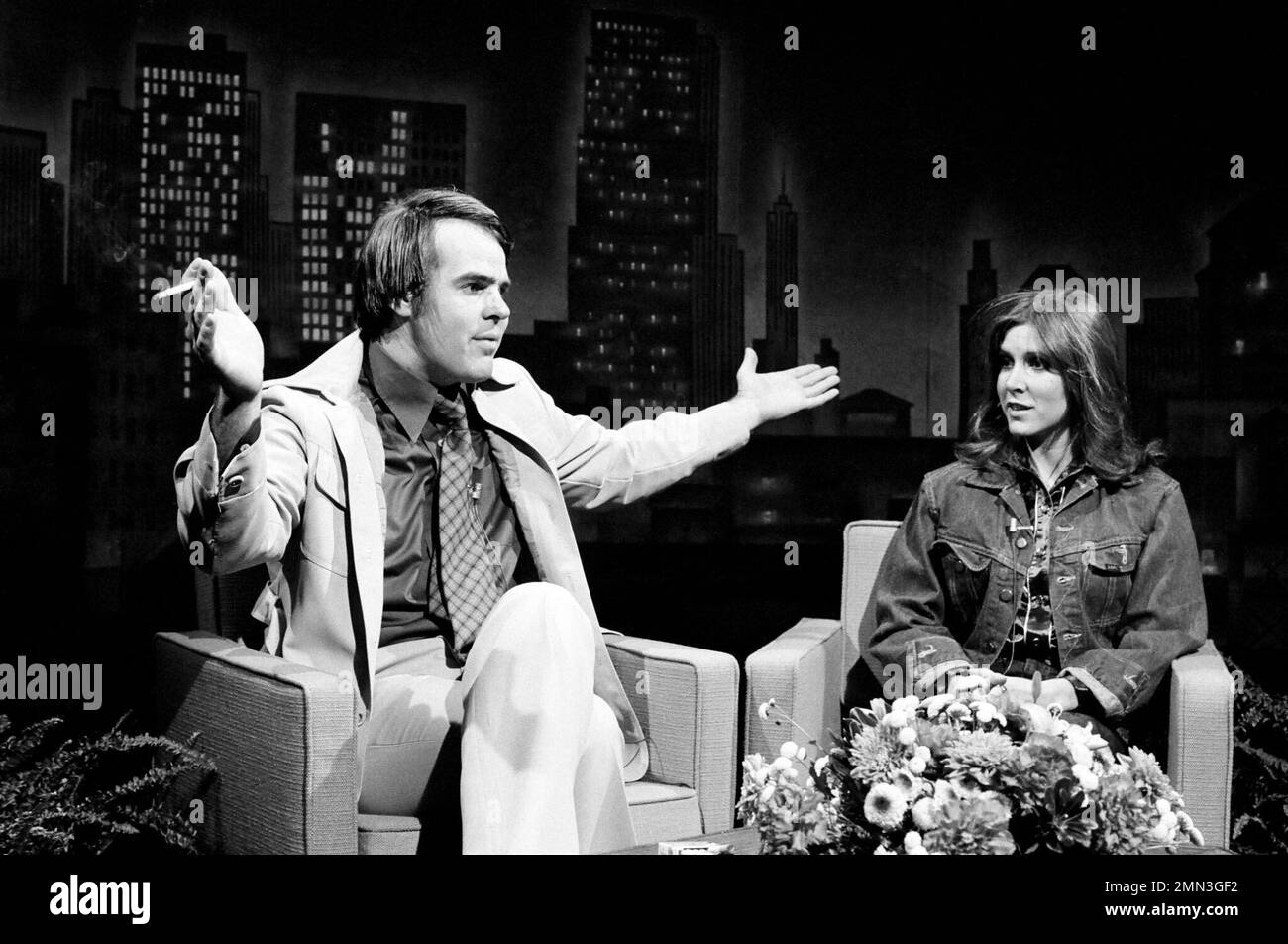 CARRIE FISHER EN DIRECT SAMEDI SOIR (1975). Crédit: NBC-TV / Album Banque D'Images