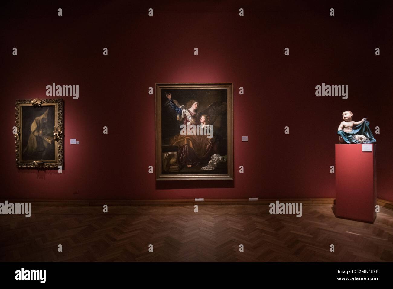 Art baroque Museo Nacional de Bellas Artes, Buenos Aires, Argentine Banque D'Images