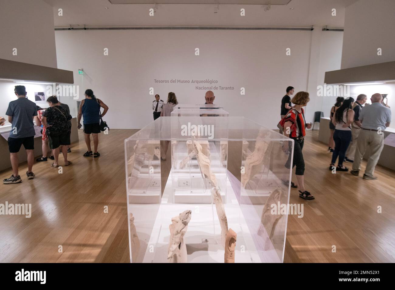 Art grec, collection du Musée archéologique national de Taranto. Museo Nacional de Bellas Artes, Buenos Aires, Argentine Banque D'Images