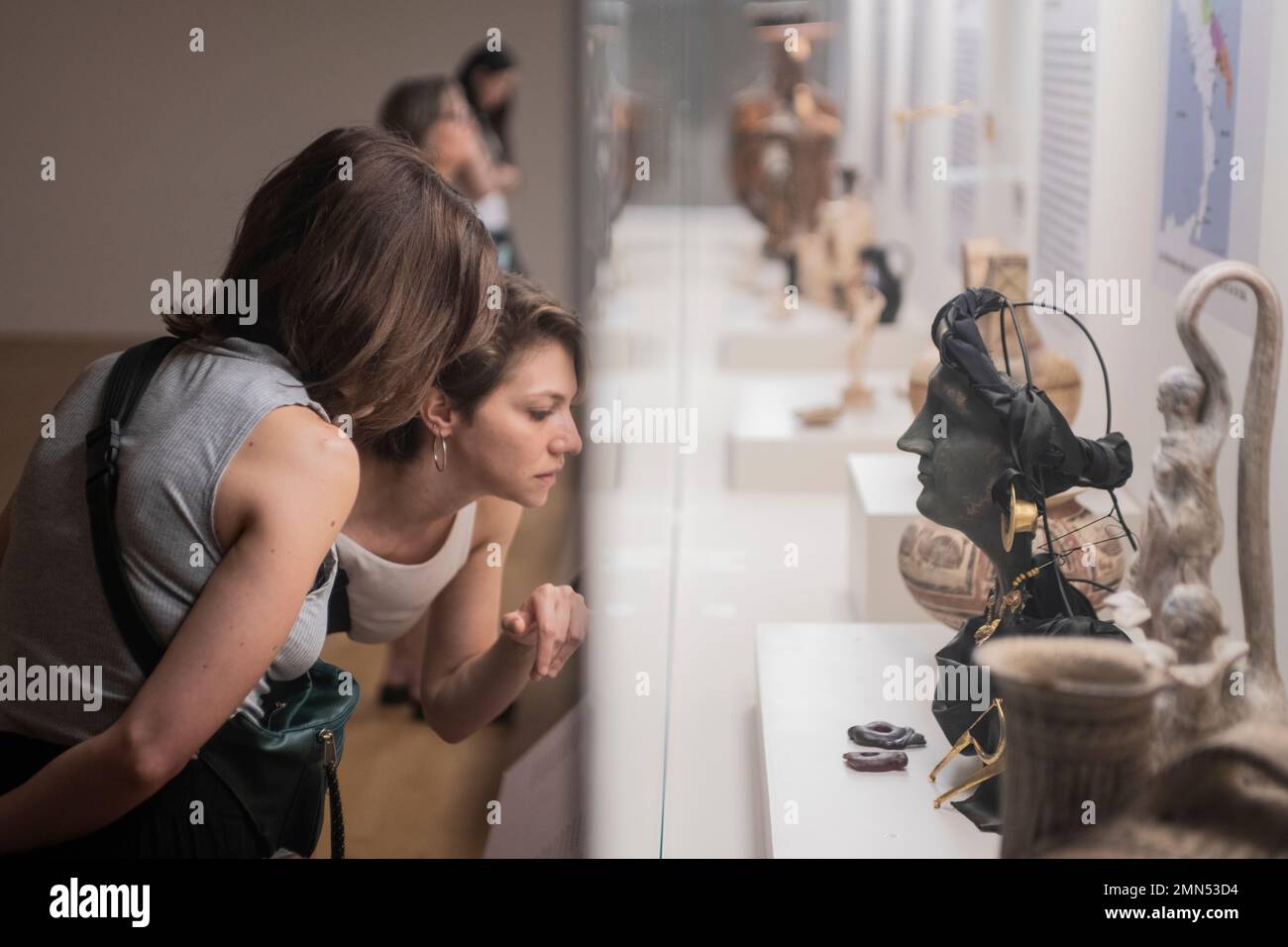 Art grec, collection du Musée archéologique national de Taranto. Museo Nacional de Bellas Artes, Buenos Aires, Argentine Banque D'Images