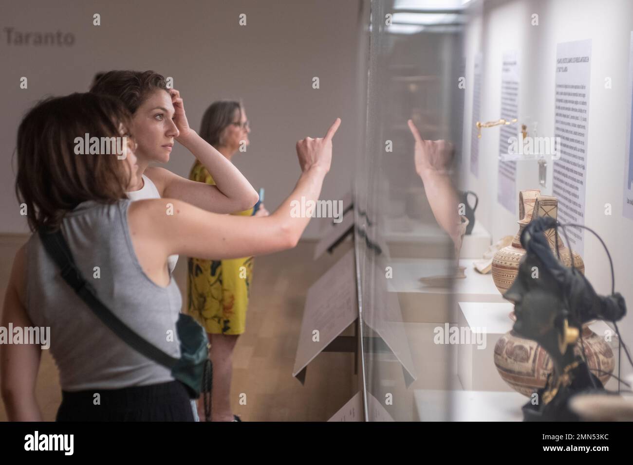 Art grec, collection du Musée archéologique national de Taranto. Museo Nacional de Bellas Artes, Buenos Aires, Argentine Banque D'Images