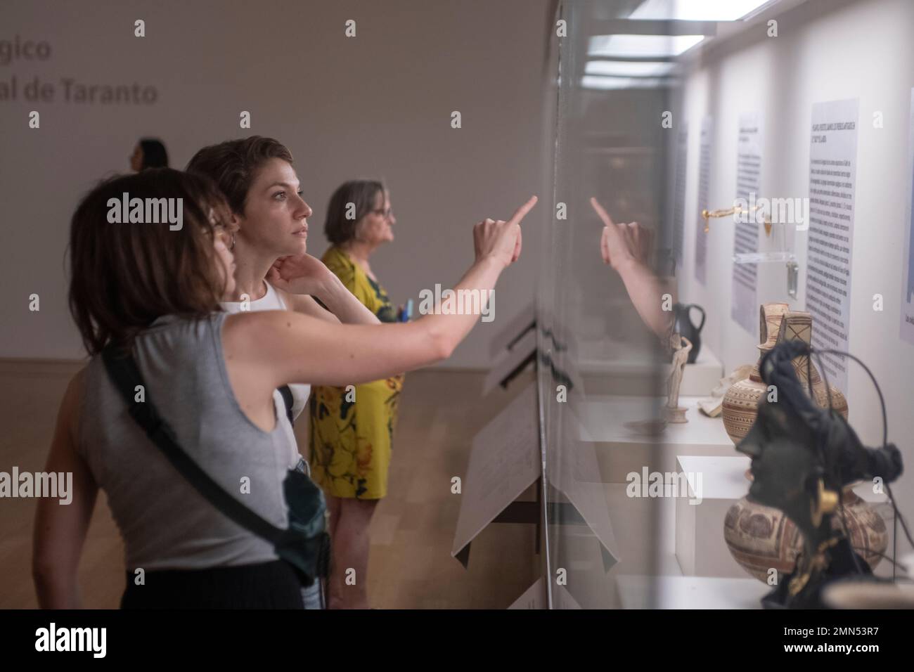 Art grec, collection du Musée archéologique national de Taranto. Museo Nacional de Bellas Artes, Buenos Aires, Argentine Banque D'Images