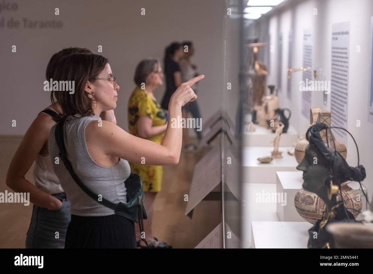 Art grec, collection du Musée archéologique national de Taranto. Museo Nacional de Bellas Artes, Buenos Aires, Argentine Banque D'Images