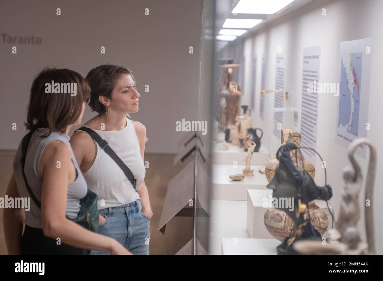 Art grec, collection du Musée archéologique national de Taranto. Museo Nacional de Bellas Artes, Buenos Aires, Argentine Banque D'Images