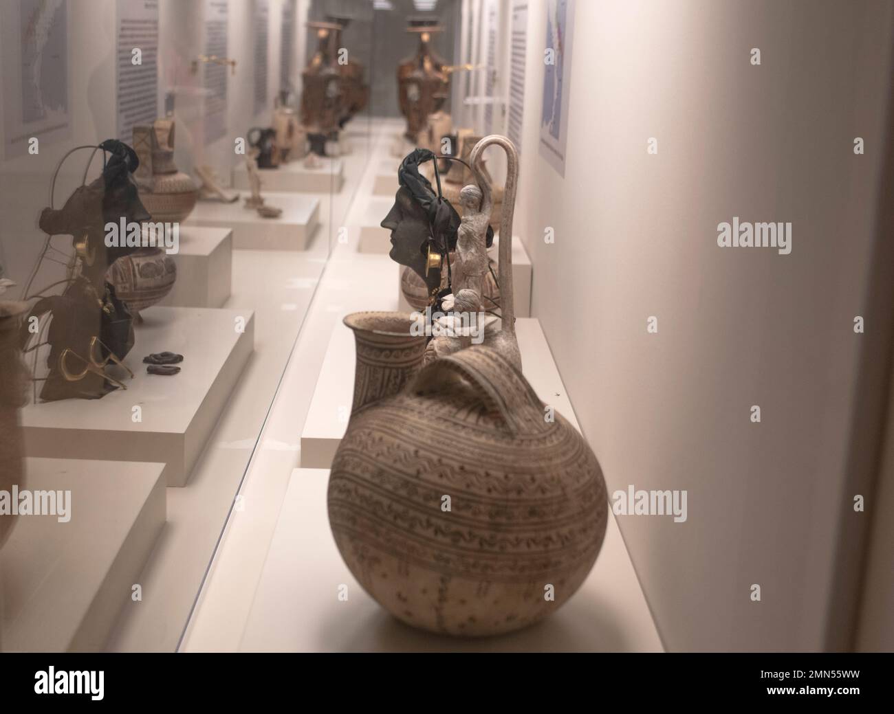 Art grec, collection du Musée archéologique national de Taranto. Museo Nacional de Bellas Artes, Buenos Aires, Argentine Banque D'Images