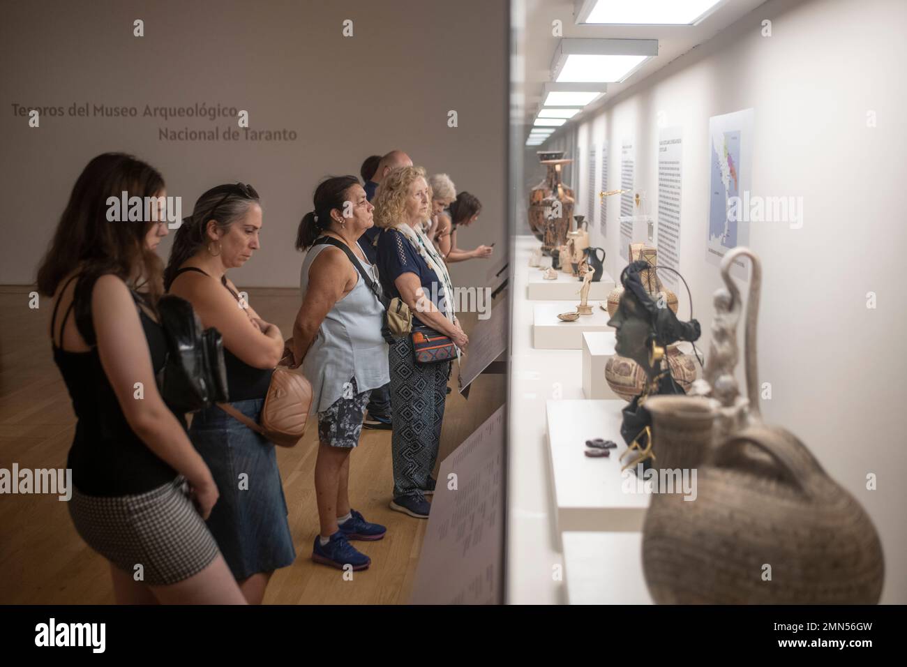 Art grec, collection du Musée archéologique national de Taranto. Museo Nacional de Bellas Artes, Buenos Aires, Argentine Banque D'Images