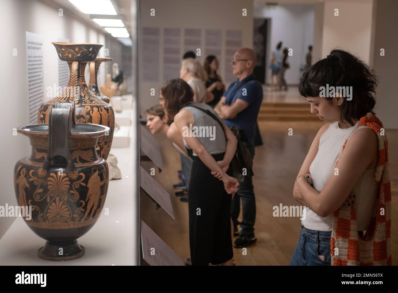 Art grec, collection du Musée archéologique national de Taranto. Museo Nacional de Bellas Artes, Buenos Aires, Argentine Banque D'Images