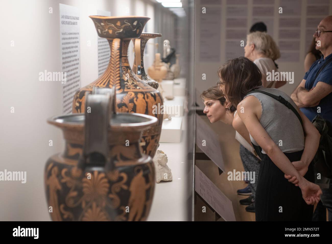 Art grec, collection du Musée archéologique national de Taranto. Museo Nacional de Bellas Artes, Buenos Aires, Argentine Banque D'Images