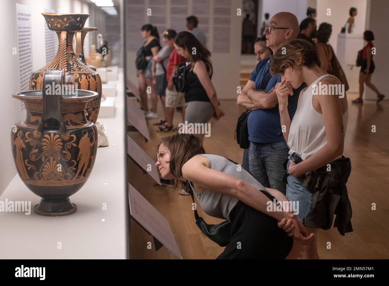 Art grec, collection du Musée archéologique national de Taranto. Museo Nacional de Bellas Artes, Buenos Aires, Argentine Banque D'Images