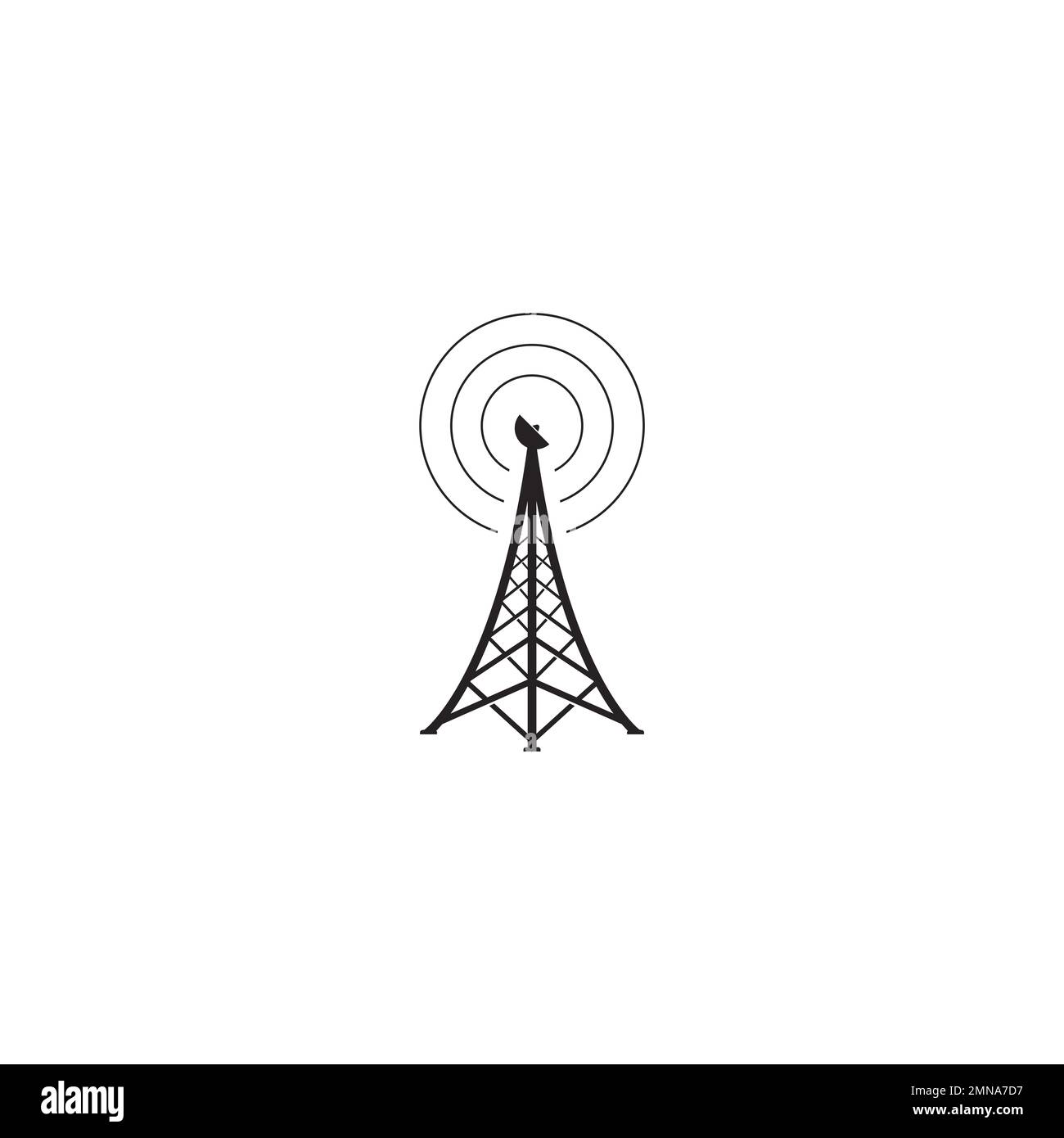 Antena de ilustración vectorial de transmisión Banque de photographies ...