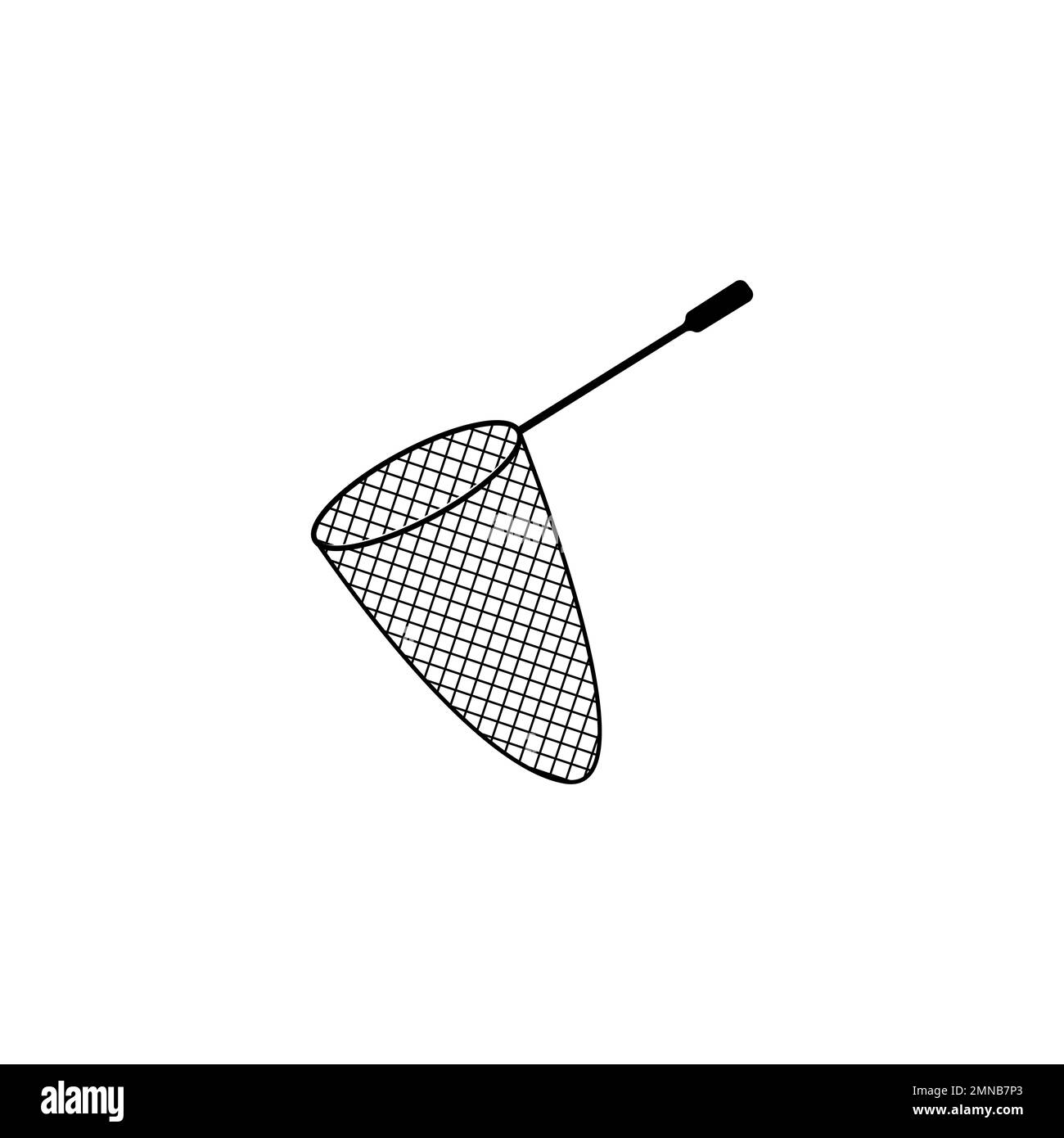 Symbole d'illustration d'icône de vecteur de filet de poisson pour le Web et le design Banque D'Images