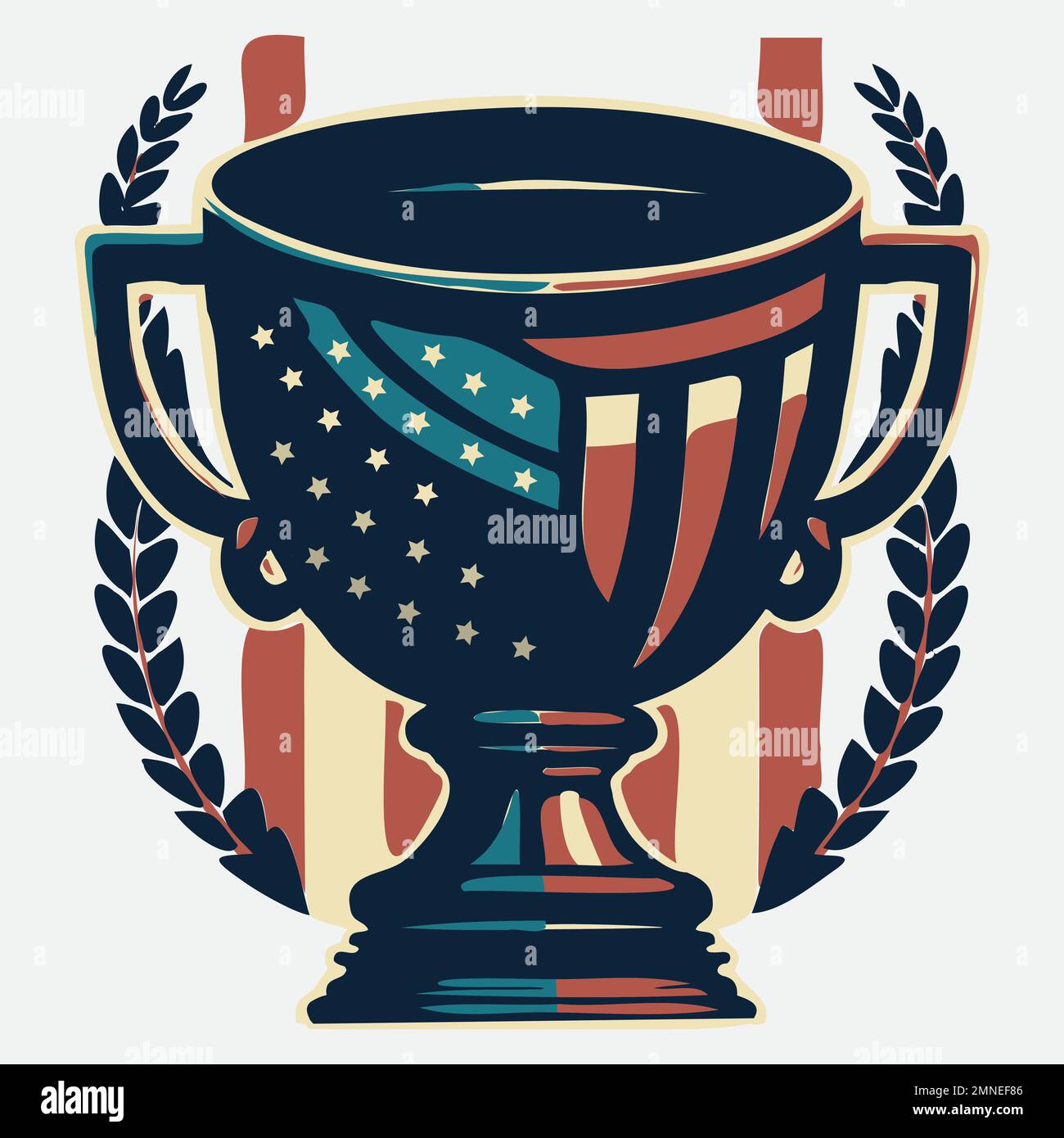 Prix Le gagnant du trophée de football américain Illustration de Vecteur