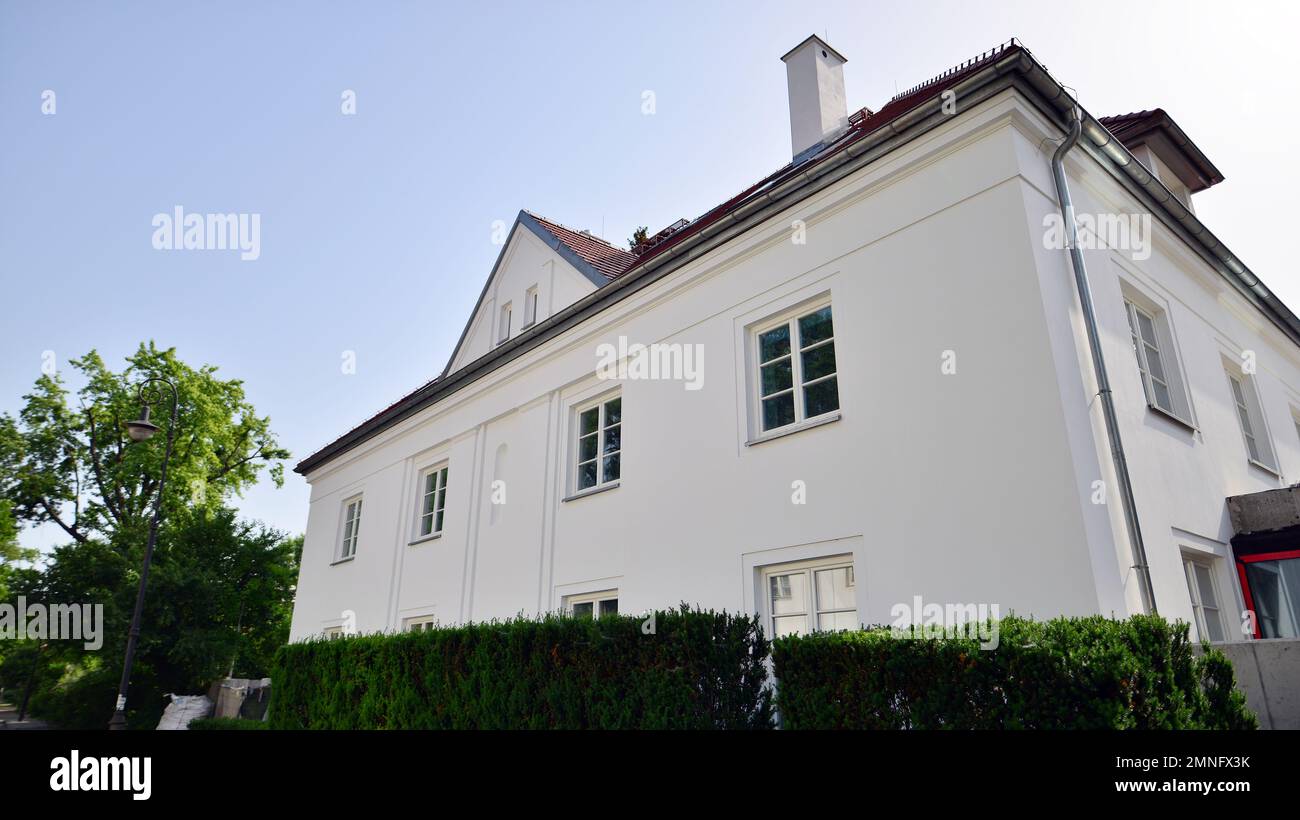 Varsovie, Pologne. 19 juin 2022. Stary Zoliborz est une sorte d'enclave paisible et un mélange de petites merveilles architecturales. Fonctionnalité, esthétique et Banque D'Images