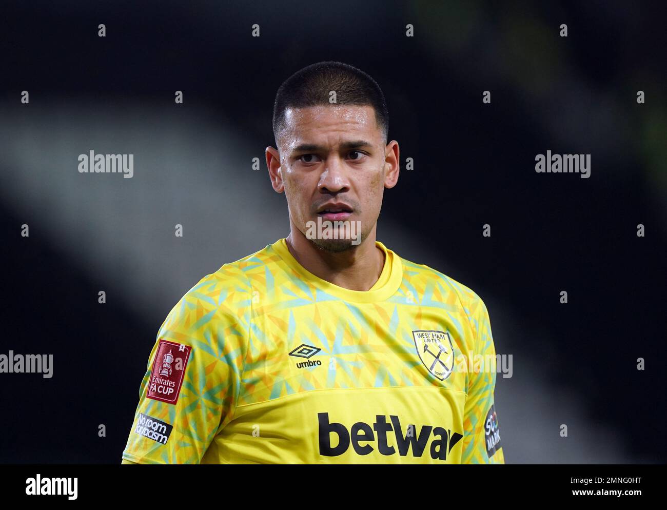 Alphonse areola de West Ham United lors du quatrième tour de la coupe