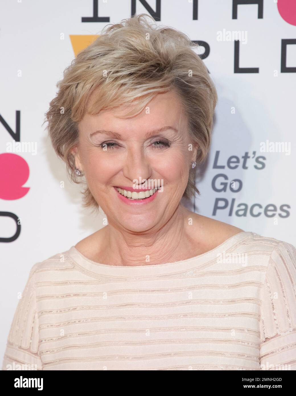 Founder and CEO of Tina Brown Live Media/Women in the World Tina Brown attends the Women in the World Summit opening night at the David H. Koch Theater on Thursday, April 12, 2018, in New York. (Photo by Brent N. Clarke/Invision/AP) Banque D'Images