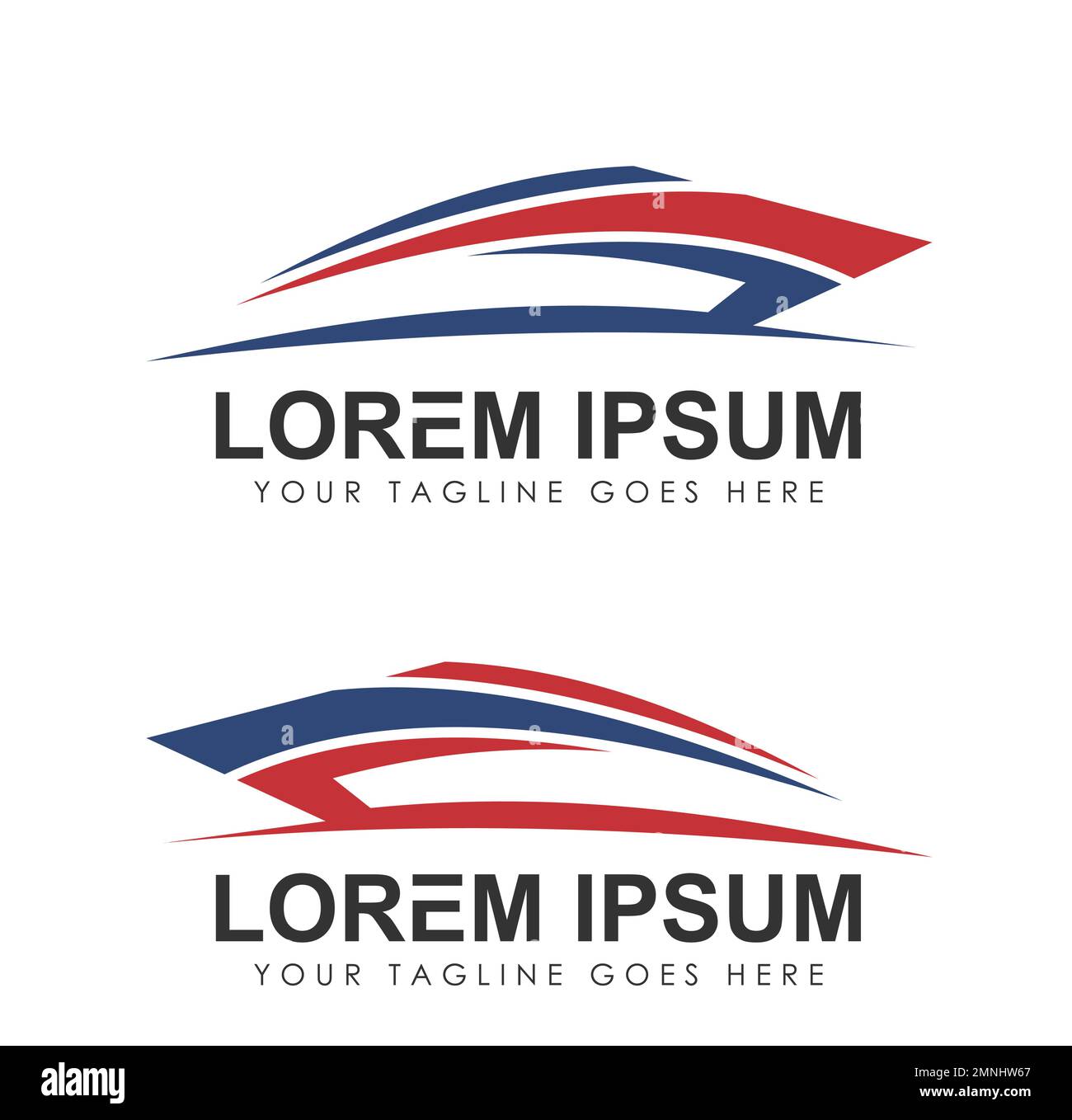 Logo Speed Boat icône Vector Illustration du signe en arrière-plan blanc isolé Illustration de Vecteur