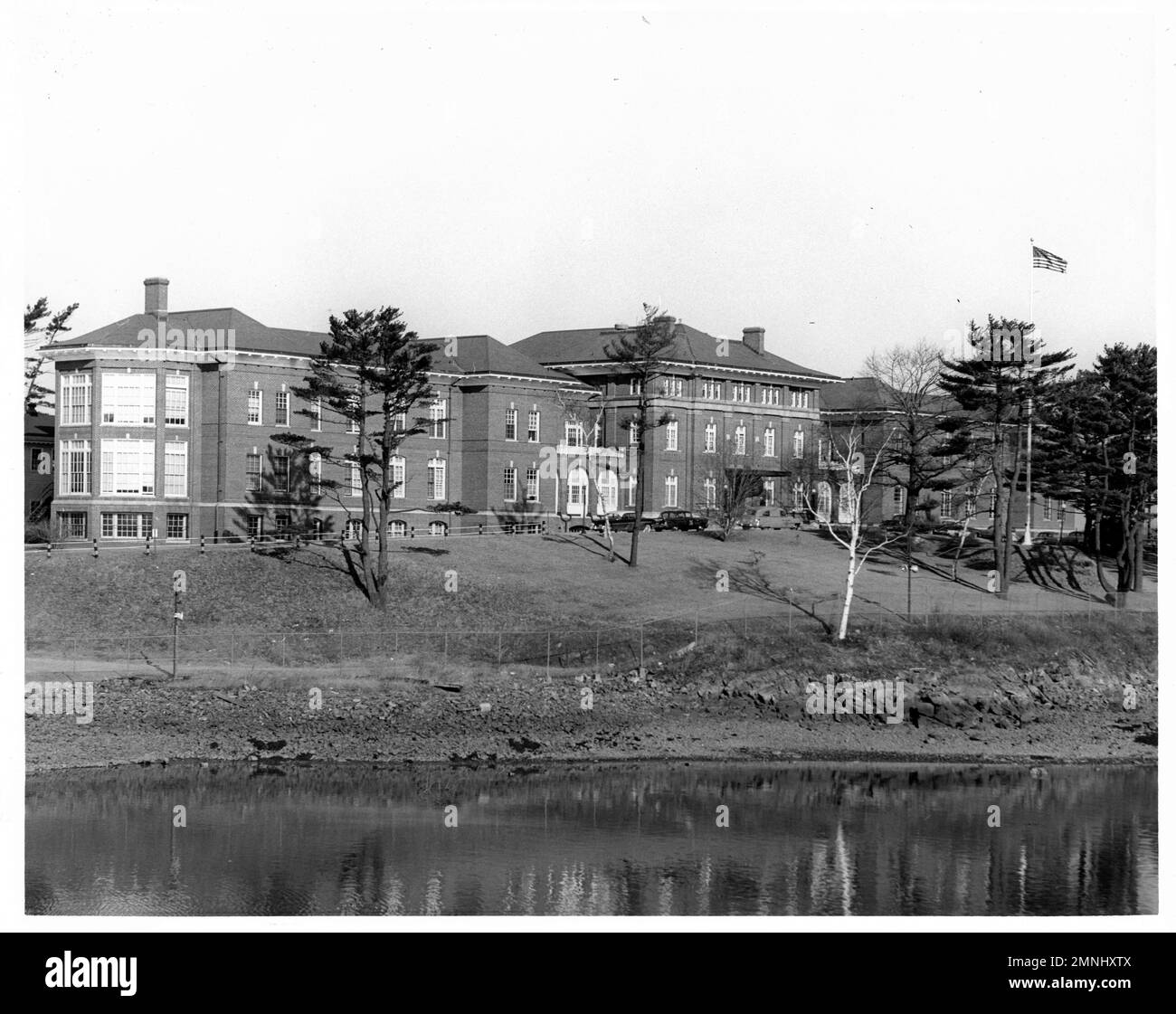 Hôpital naval de Portsmouth, New Hampshire. Hôpital principal ca. 1950s ? Banque D'Images