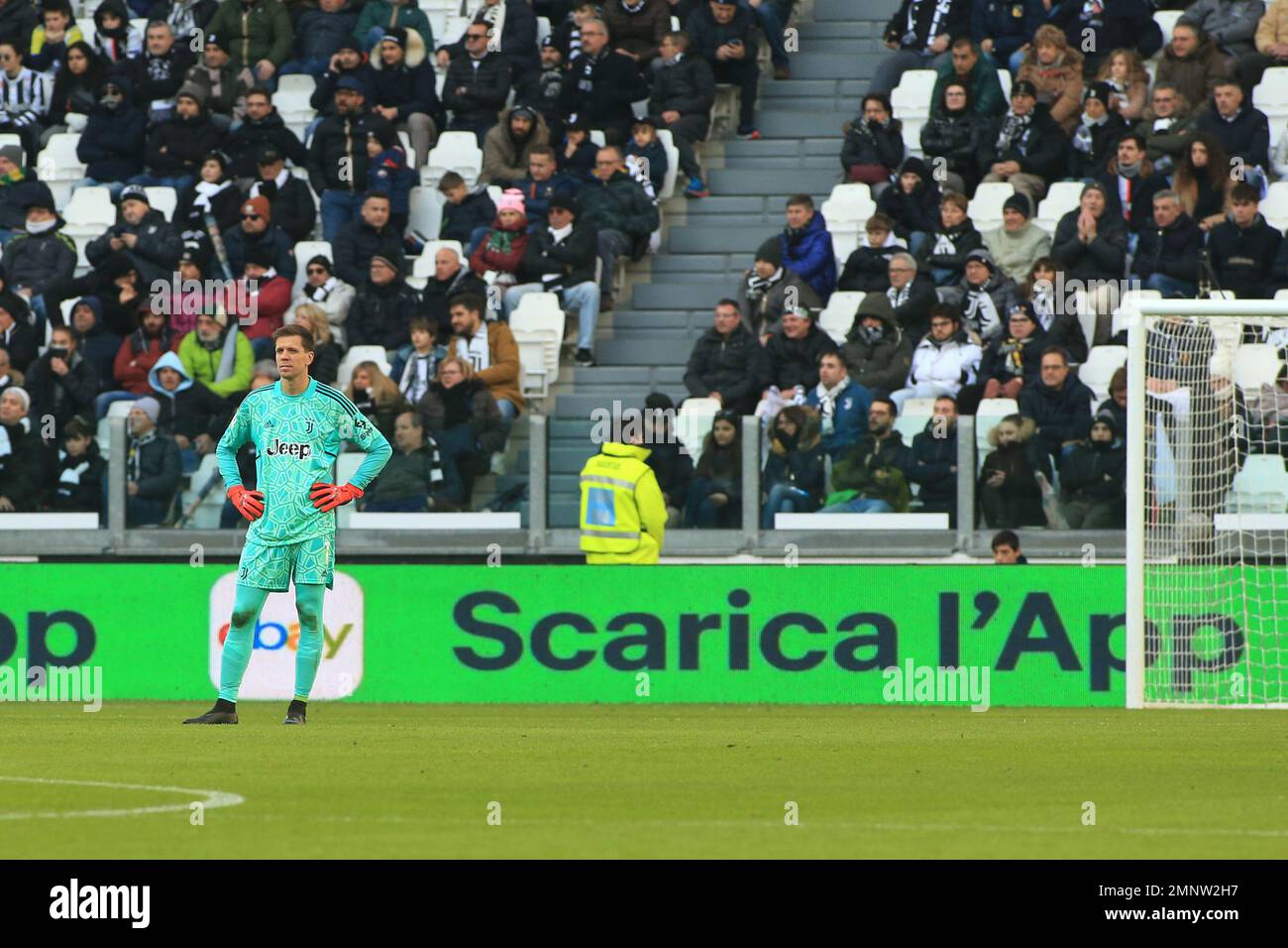 Stade Allianz, Turin, Italie, 29 janvier 2023, Wojciech Szczesny (Juventus FC), gardien de but pendant Juventus FC vs AC Monza - football italien Serie A Banque D'Images