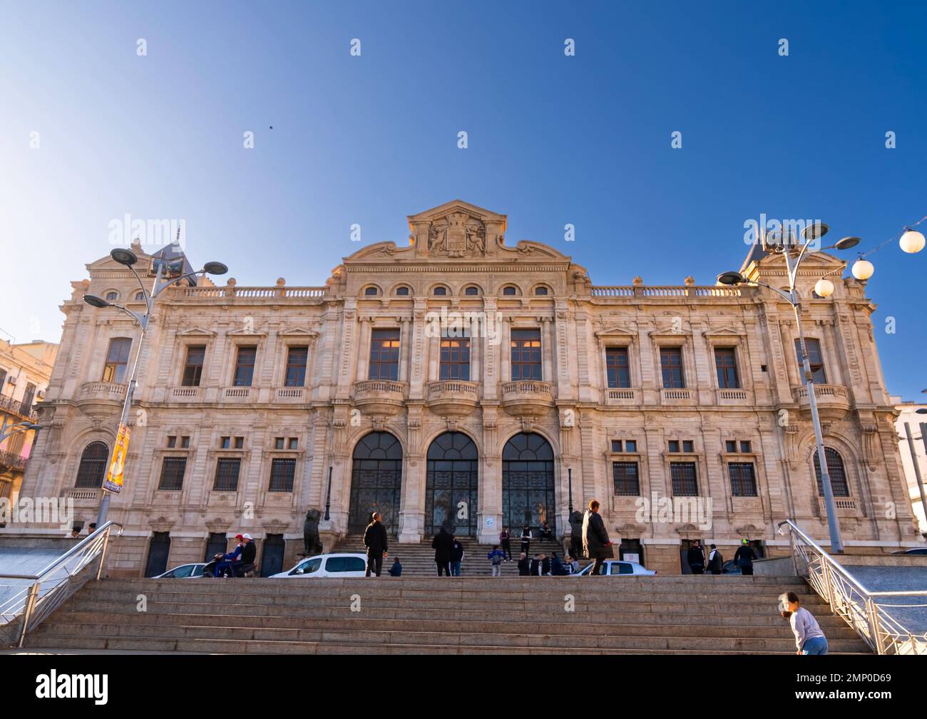 Hôtel de ville, bâtiment colonial, Afrique du Nord, Oran, Algérie Banque D'Images