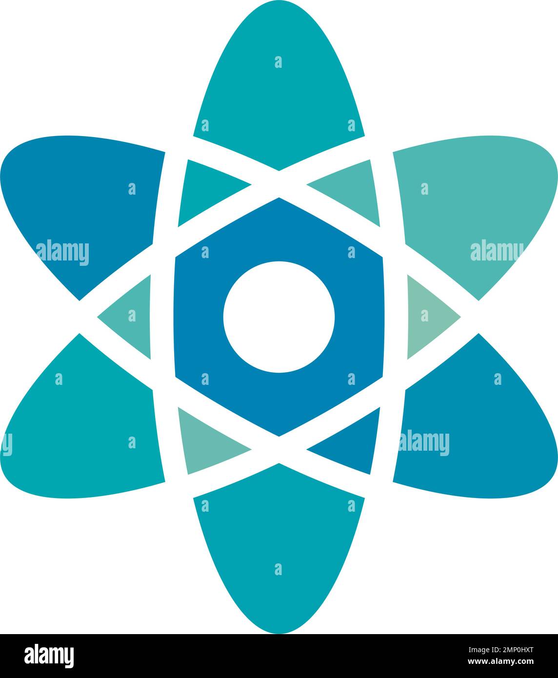 Logo Atomic. Chimie et atomique. Vecteur modifiable. Illustration de Vecteur