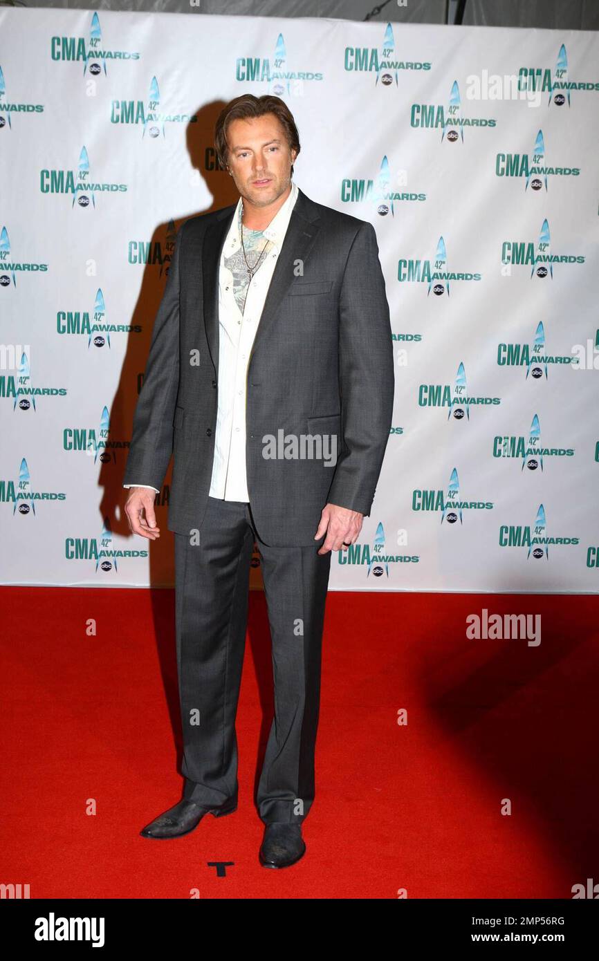 Darryl Worley participe aux Country Music Association (CMA) Awards au Sommet Centre de Nashville, TN. 11/12/08. Banque D'Images