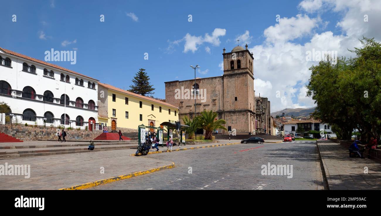 Église et couvent de San Francisco, Cusco, Pérou Banque D'Images