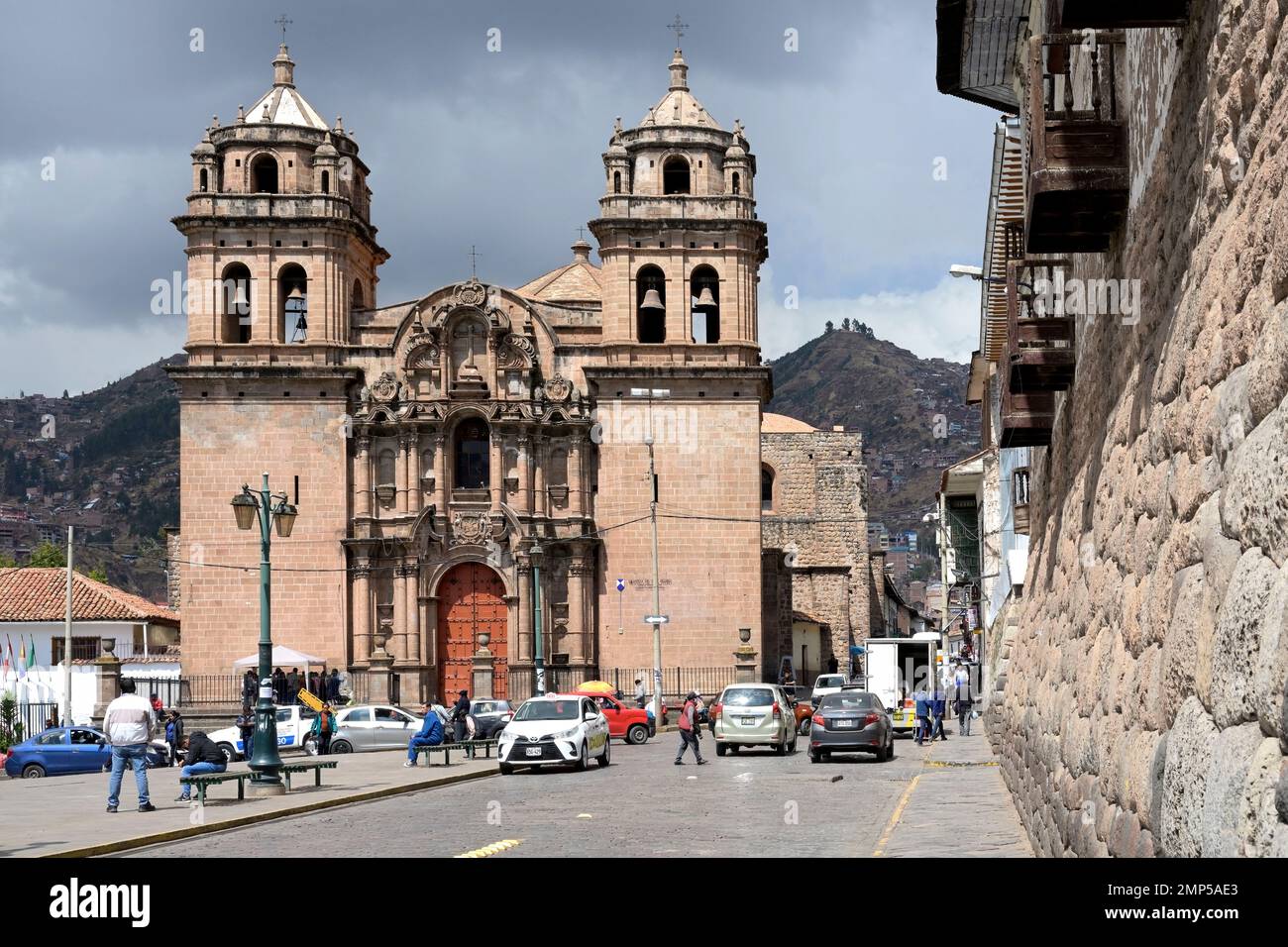 Église San Pedro, Cusco, Pérou Banque D'Images