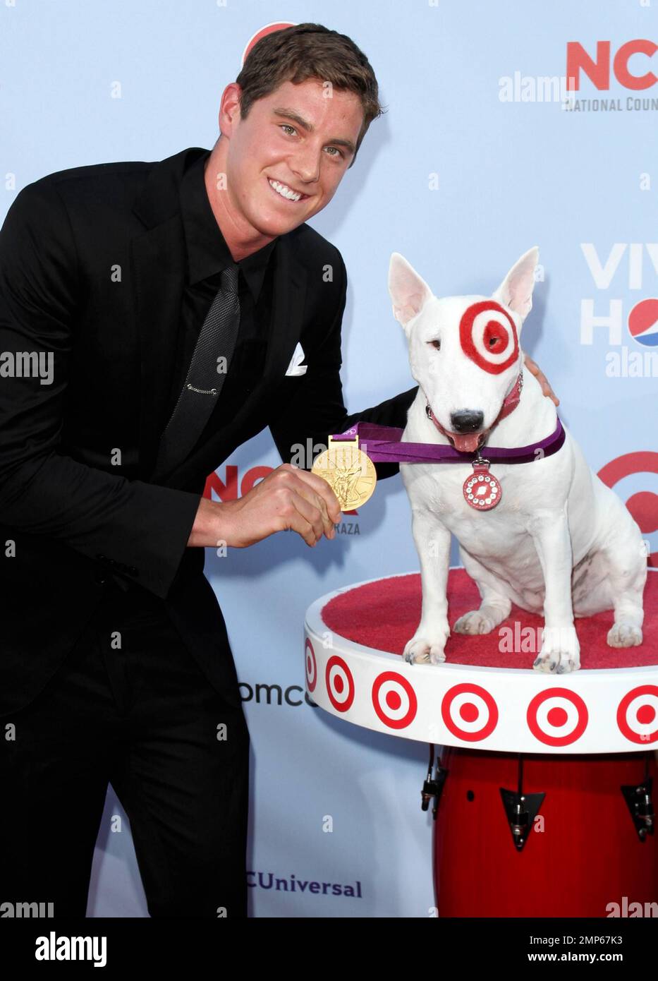 Olympian Conor Dwyer au NCLR ALMA Awards 2012 qui a eu lieu à l'Auditorium civique de Pasadena à Los Angeles, CA. 16th septembre 2012. Banque D'Images