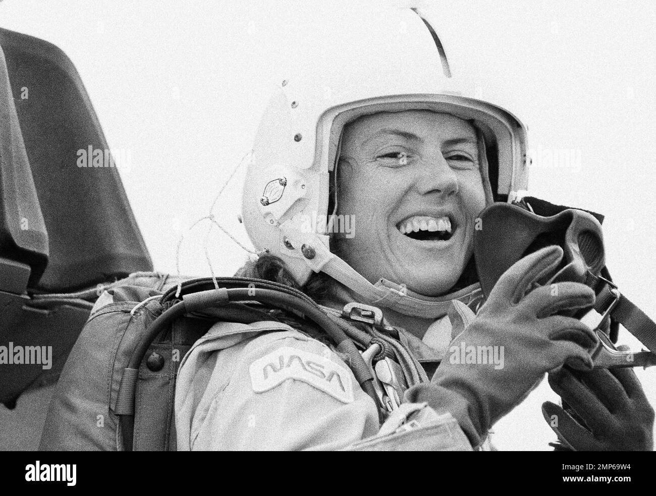 FILE In this Sept. 30, 1985 file photo, Christa McAuliffe, the space