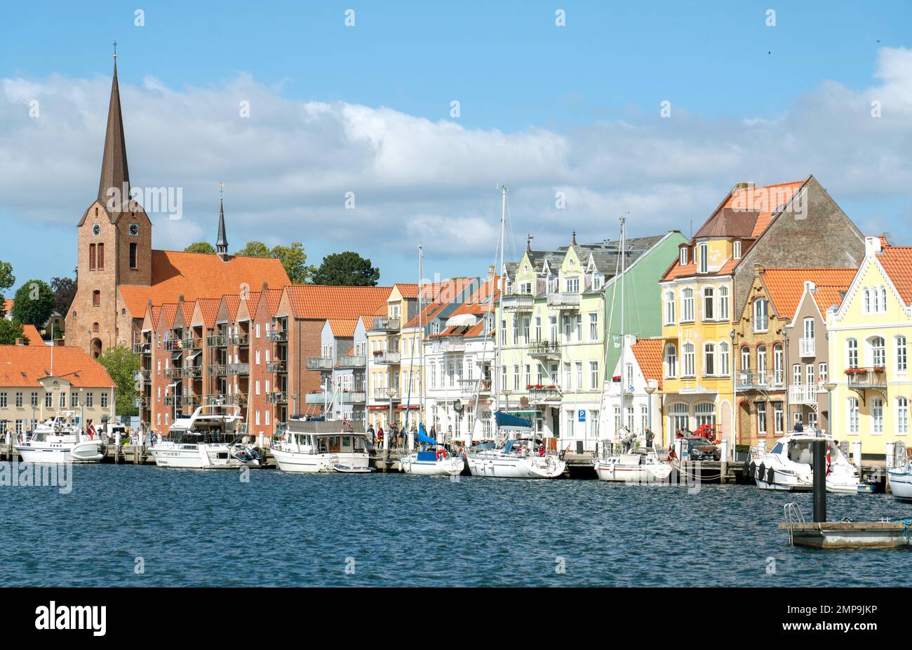 Ville d'Augustenborg au Danemark. fotografie vvbvanbree. Banque D'Images
