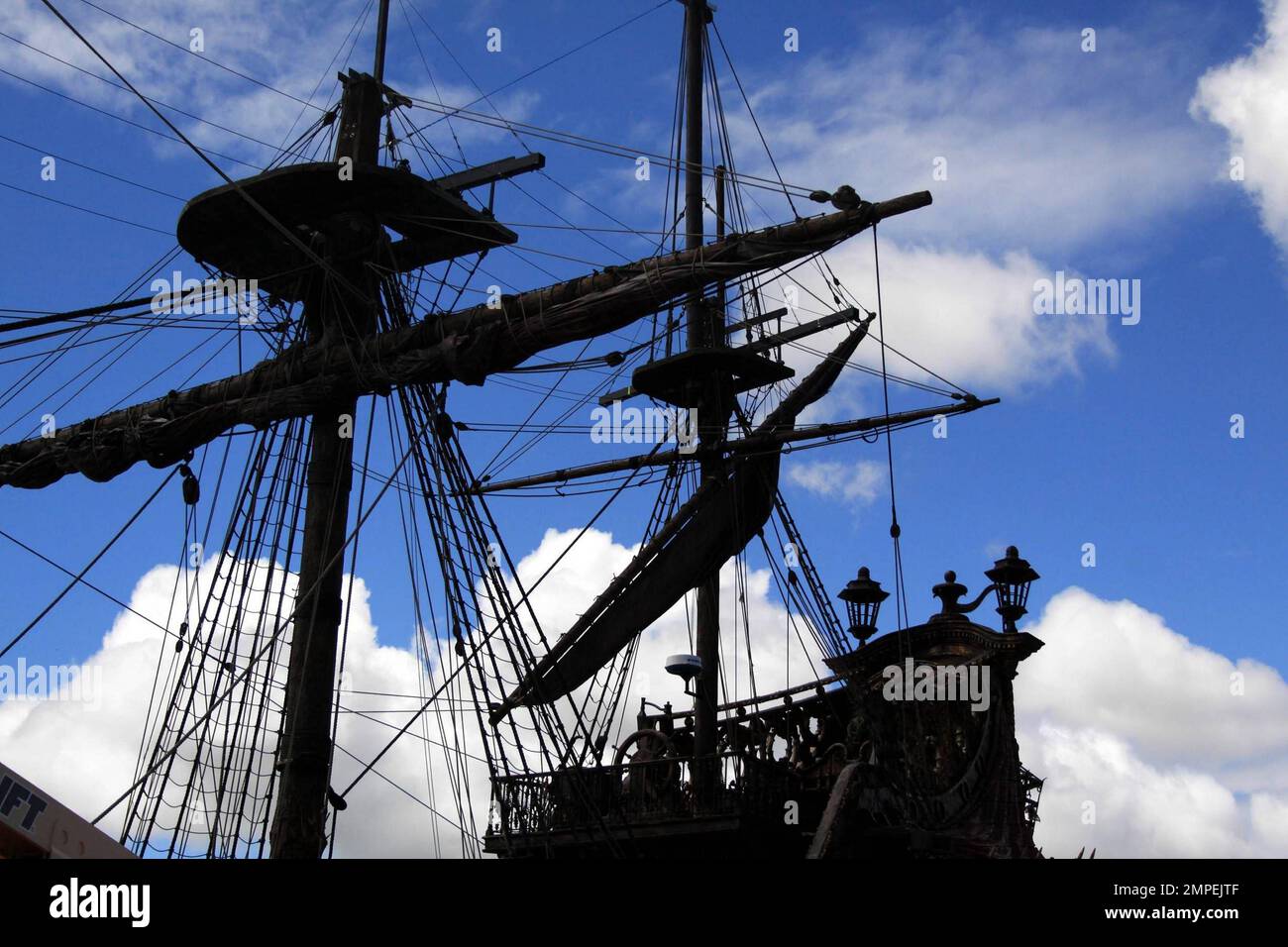 Le Black Pearl, le vaisseau du capitaine Jack Sparrow de la série de