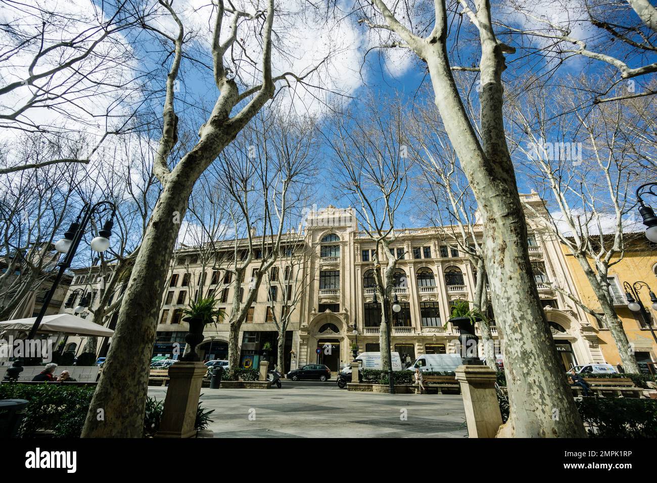 centro comercial Zara, es Born, Palma, Majorque, Iles Baléares, Espagne Banque D'Images