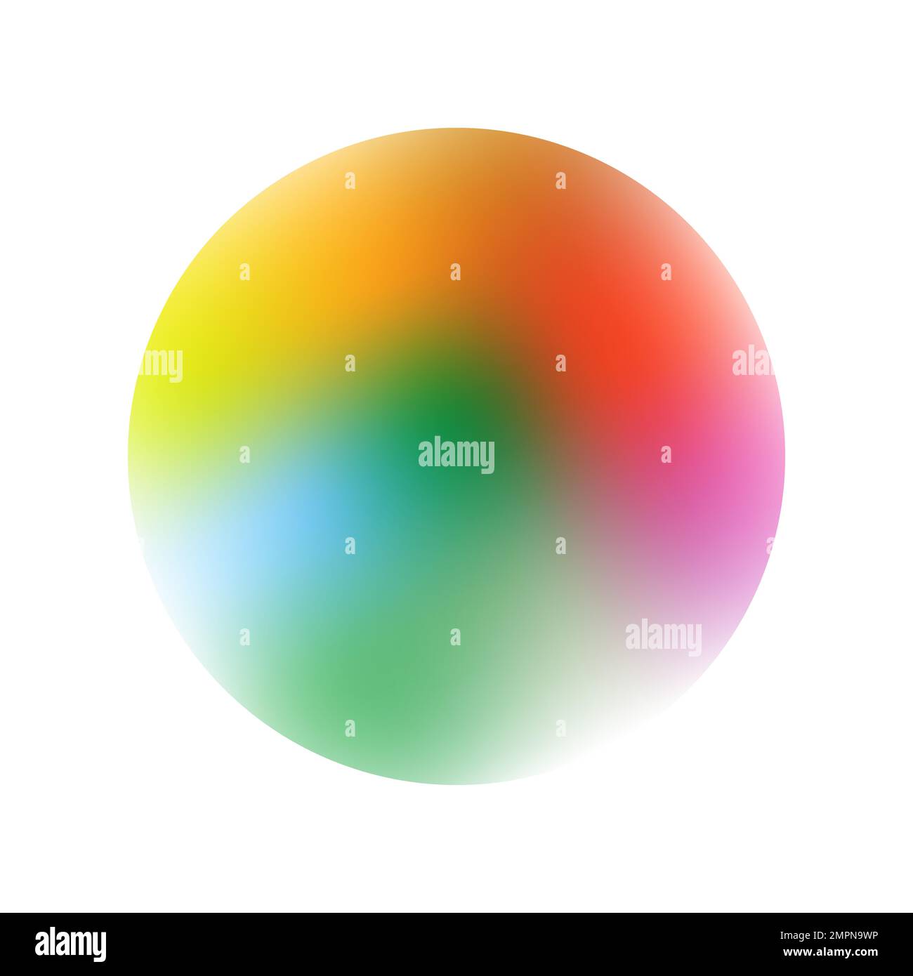 Arrière-plan abstrait forme de cercle dégradé multicolore Illustration de Vecteur
