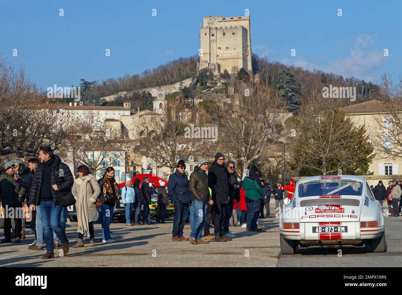 CREST, FRANCE, 28 janvier 2023 : le rallye historique de Monte-Carlo s ...
