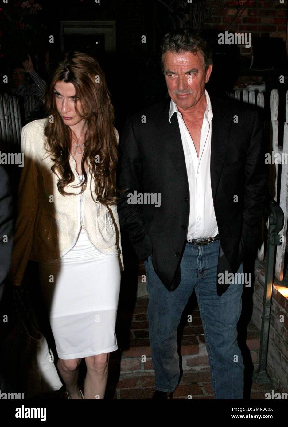 Eric Braeden quitte l'Ivy à Los Angeles, CA. 5/19/08. Banque D'Images