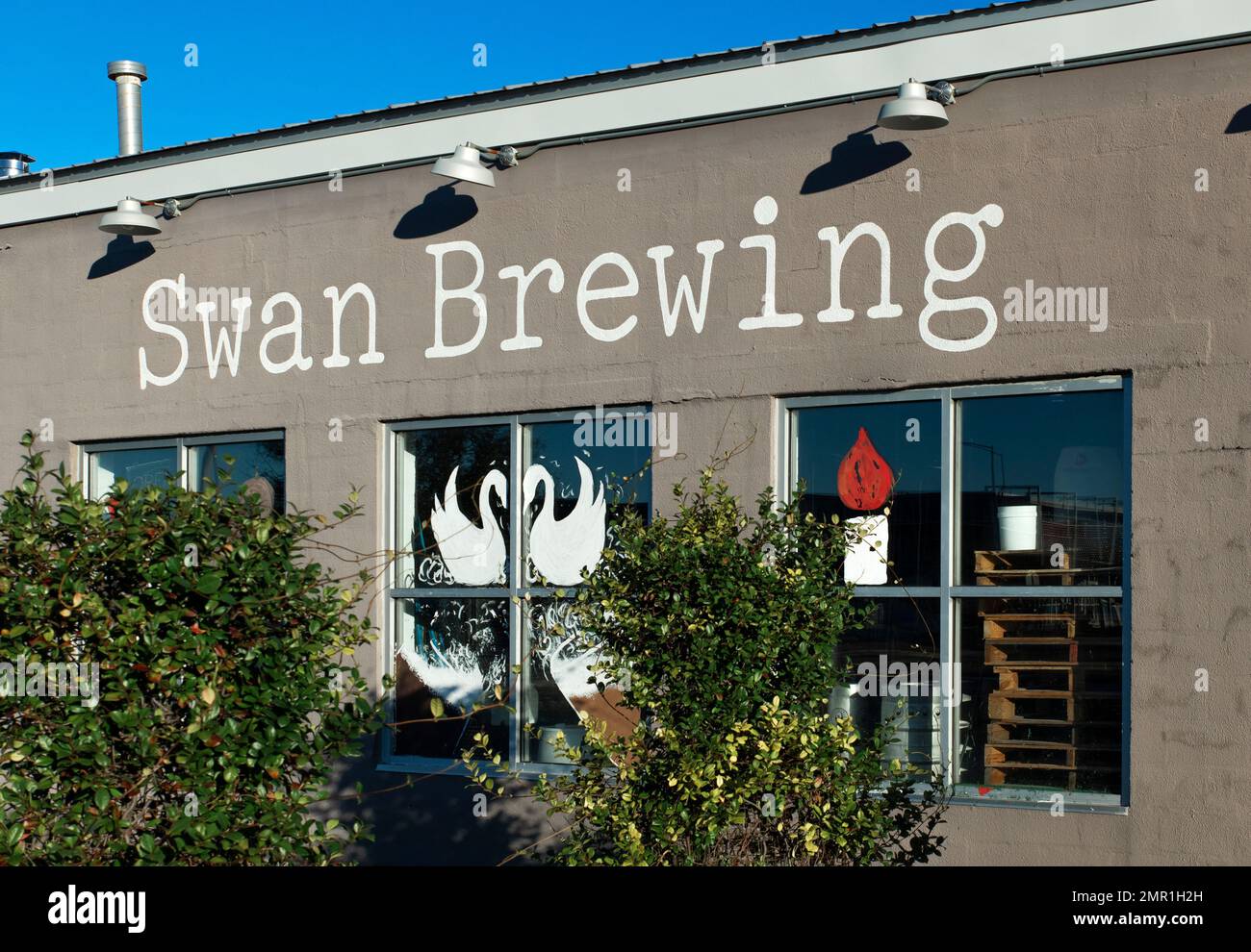Swan micro Brewery à Lakeland. Banque D'Images