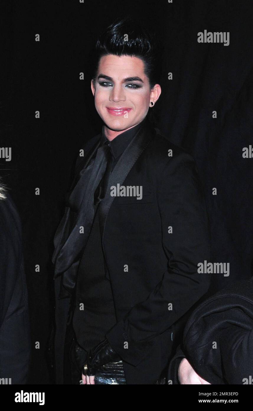 Adam Lambert au G Star Raw présente le salon de mode NY Raw lors de la Mercedes-Benz Fashion week à New York, NY 2/16/10. . Banque D'Images