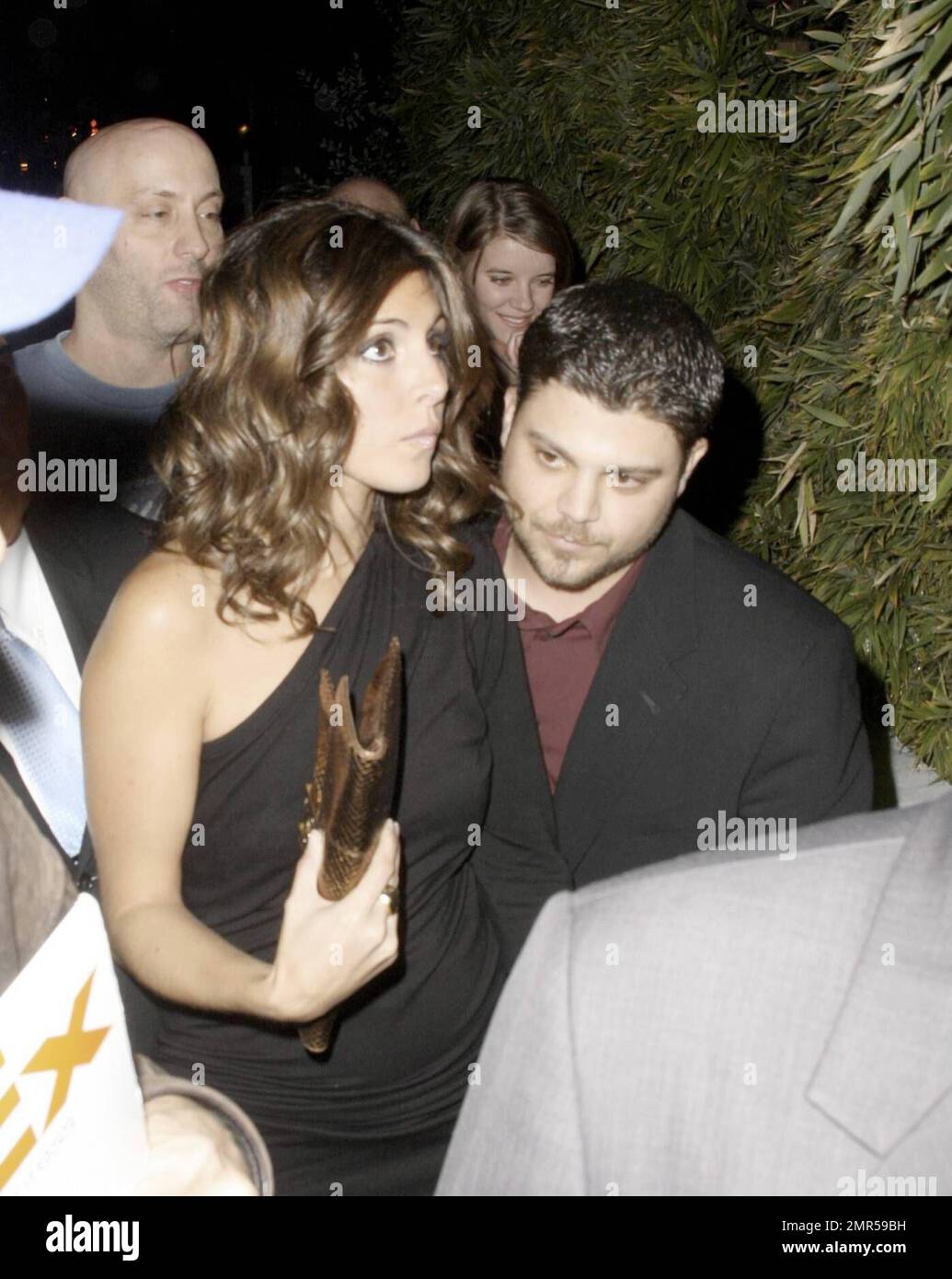 Jamie Lynn Sigler et Jerry Ferrara la cérémonie hommes de l'année du magazine « GQ » au Château Marmont. La cérémonie a honoré un certain nombre d'hommes de premier plan, dont Leonardo DiCaprio, qui a reçu le trophée homme de premier plan, John Malkovich, qui a été nommé Mad Genius de l'année et Barack Obama, nommé changeur de jeux de l'année. Los Angeles, Californie. 11/18/08. Banque D'Images