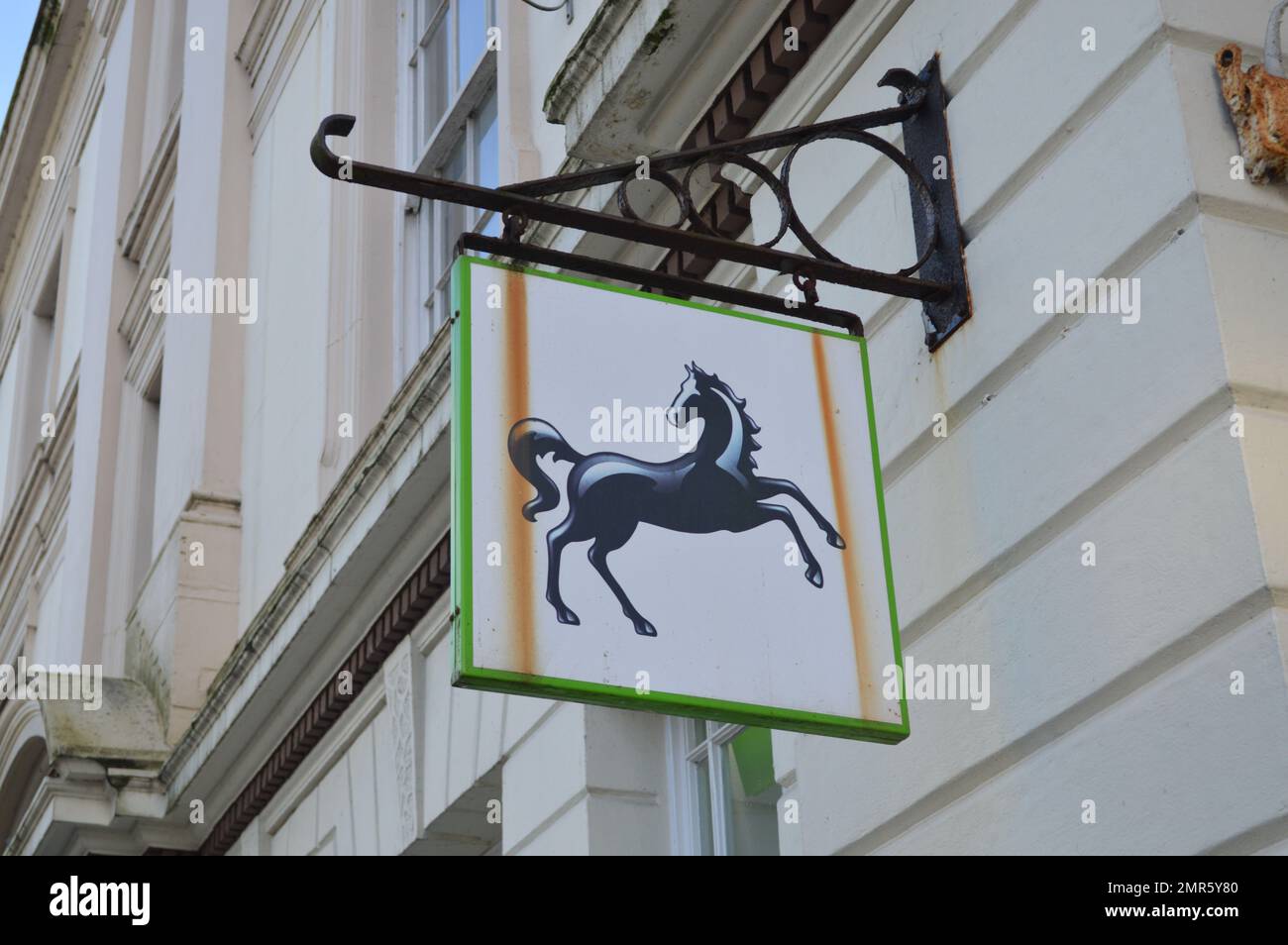 26th janvier 2023, Haverfordwest, pays de Galles, Royaume-Uni. Enseigne Lloyds Bank. Banque D'Images