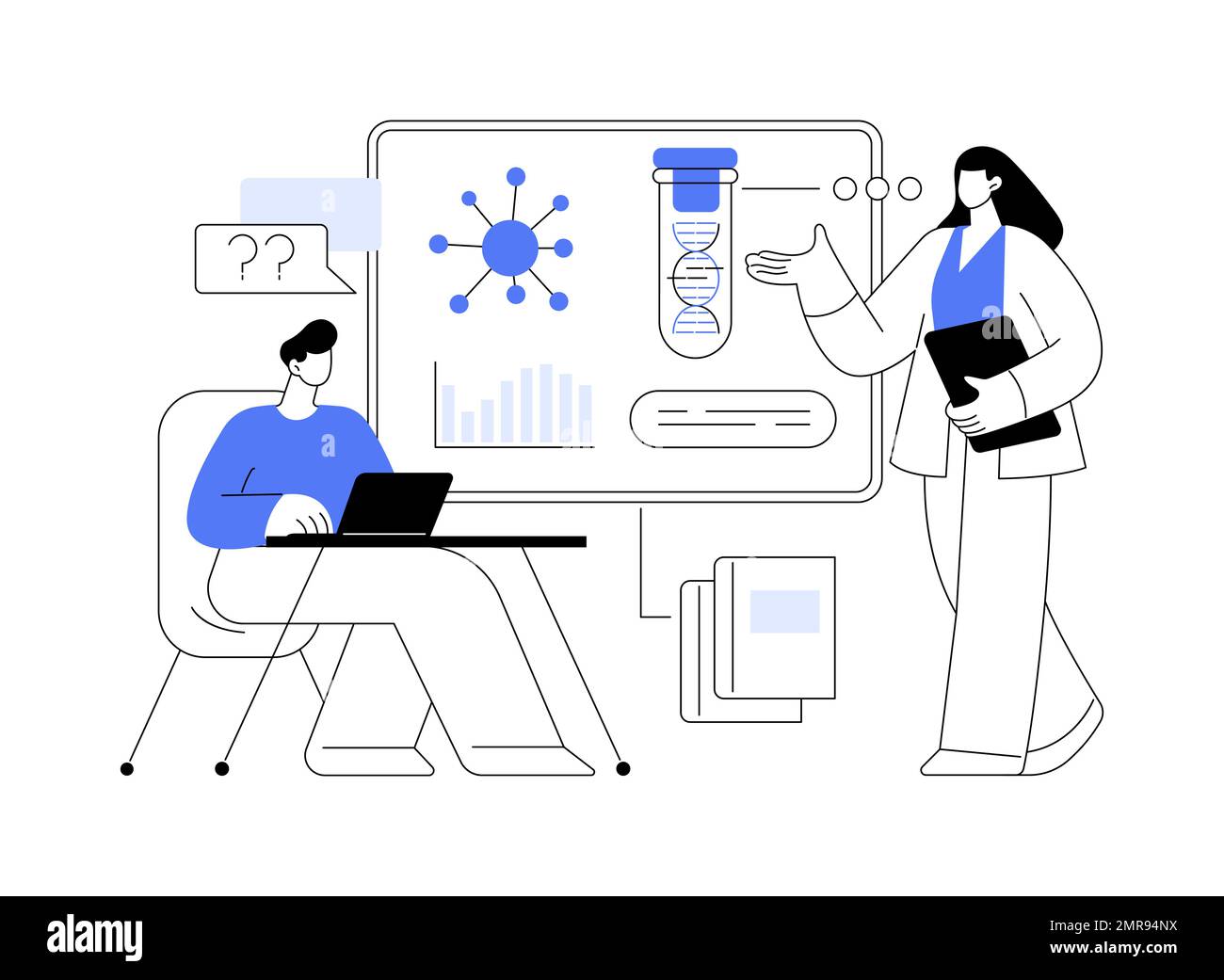 Programmes d'éducation au VPH concept abstrait illustration vectorielle. Illustration de Vecteur Programmes d'éducation au VPH concept abstrait illustration vectorielle. Illustration de Vecteur