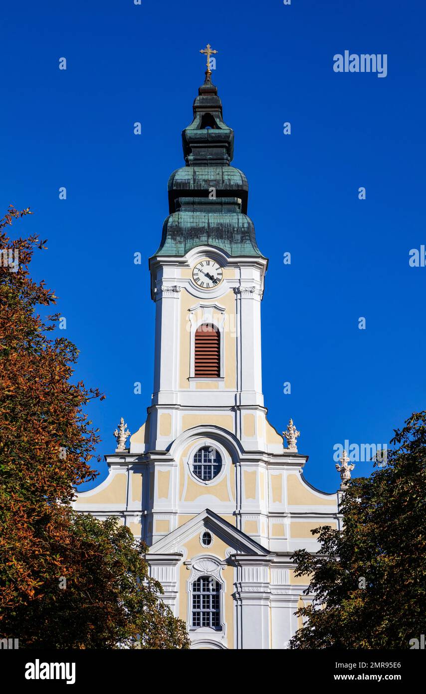 Abbaye d'Engelszell, Monastère trappiste, Engelhartszell, Innviertel, haute-Autriche, Autriche, Europe Banque D'Images