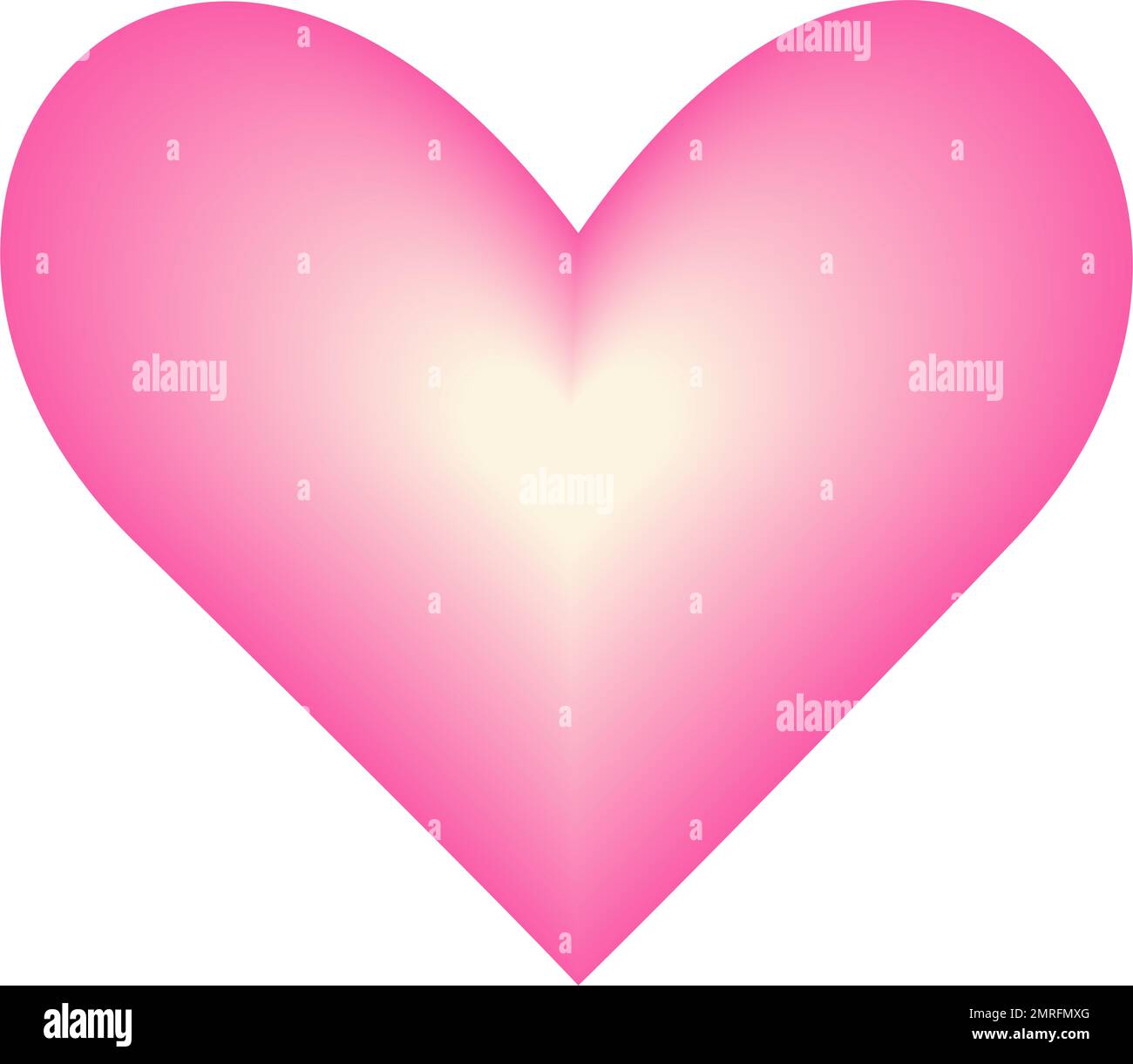 Résumé coeur lumineux à forte intensité lumineuse pour la Saint-Valentin dans un ton rose tendance. Conception de cartes de vœux, d'invitation ou de poste. Isoler. Idéal pour les affiches, les bannières, les brochures ou les étiquettes de prix, les étiquettes. EPS Illustration de Vecteur