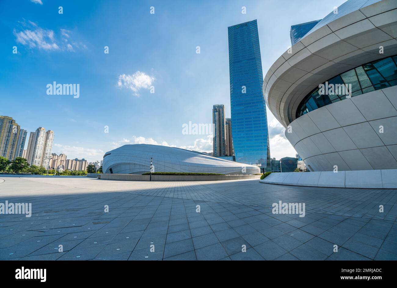 Changsha mei sihu centre international de culture et d'art Banque D'Images