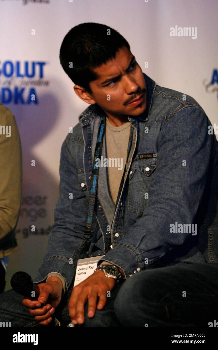 Jeremy Ray Valdez participe à la conférence de presse « la Mission » au GLADD Queer Lounge au Sundance film Festival à Park City, dans l'Utah. 1/20/09. Banque D'Images