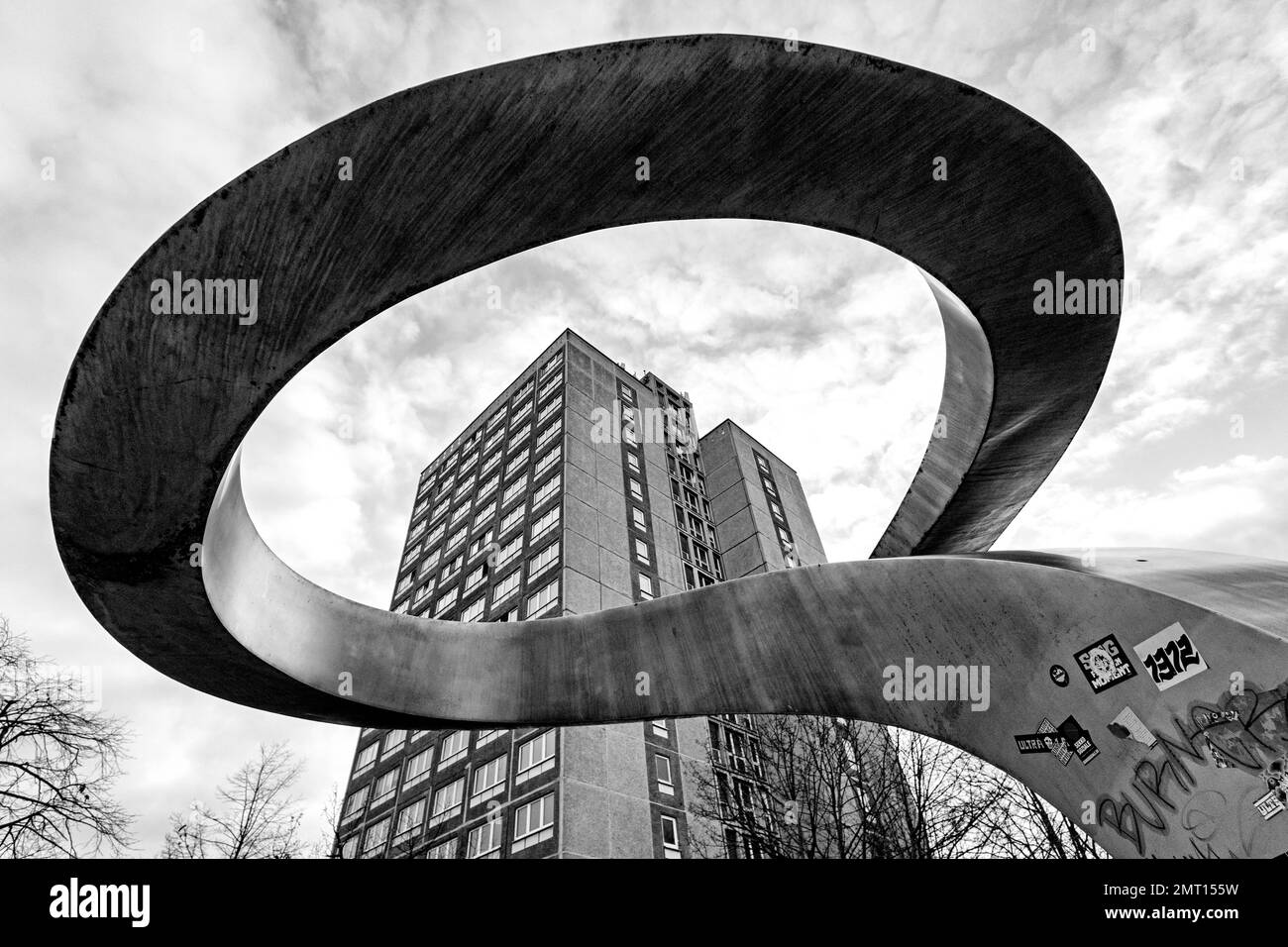 Impressionen aus Leipzig Grünau Banque D'Images