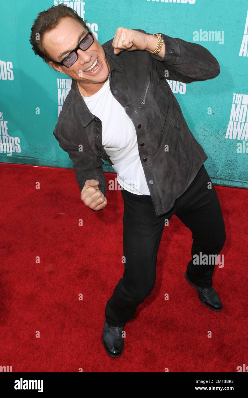 Jean Claude Van Damme aux MTV Movie Awards 2012 à l'amphithéâtre Gibson. Los Angeles, Californie. 3rd juin 2012. . Banque D'Images