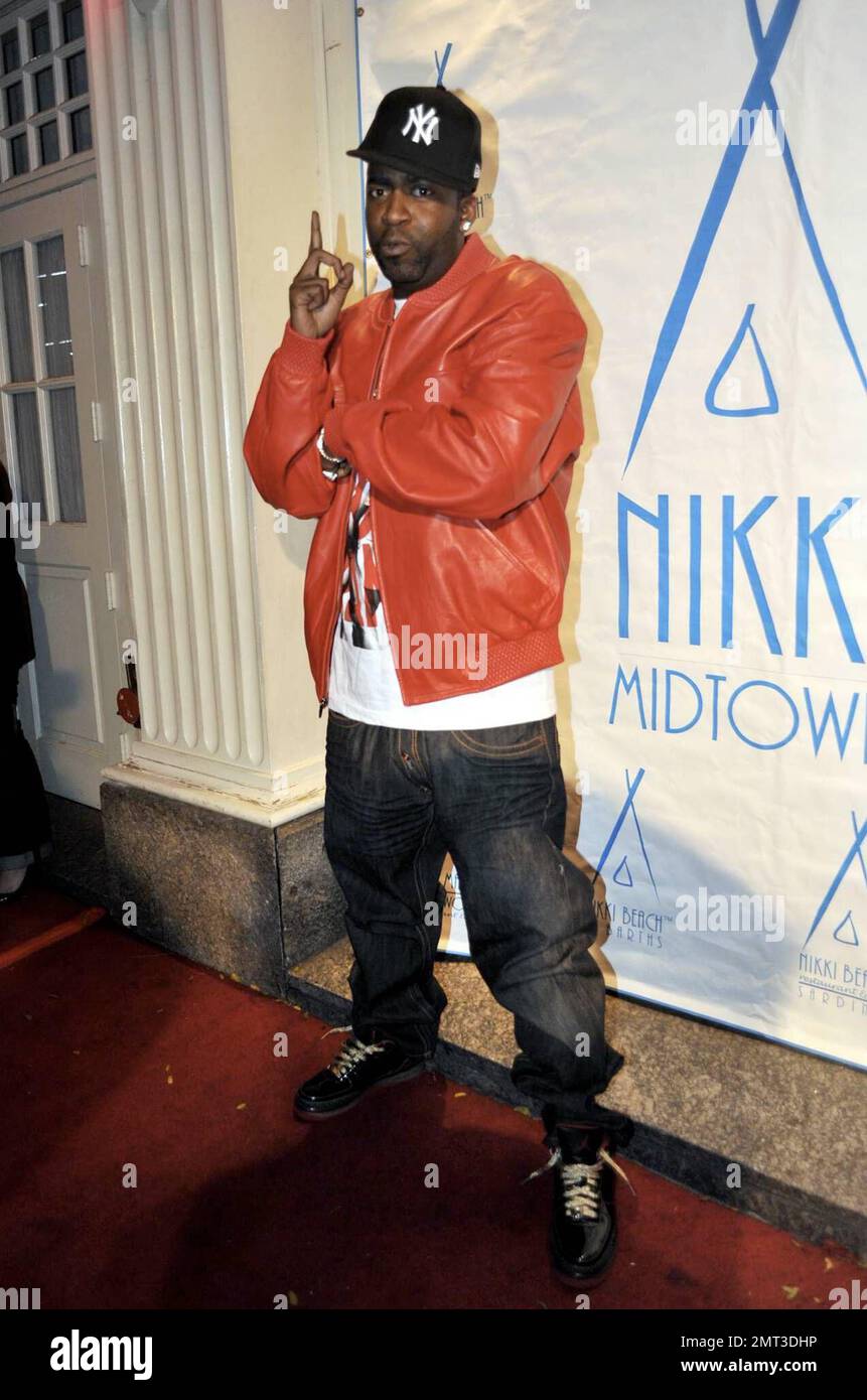 Tony Yayo assiste à la fête de MTV pour son émission à succès 'TRL' à Nikki Beach. Le poing de 'TRL' a été diffusé il y a dix ans en septembre 1998 avec Carson Daly comme hôte. New York, NY. 11/16/08. Banque D'Images