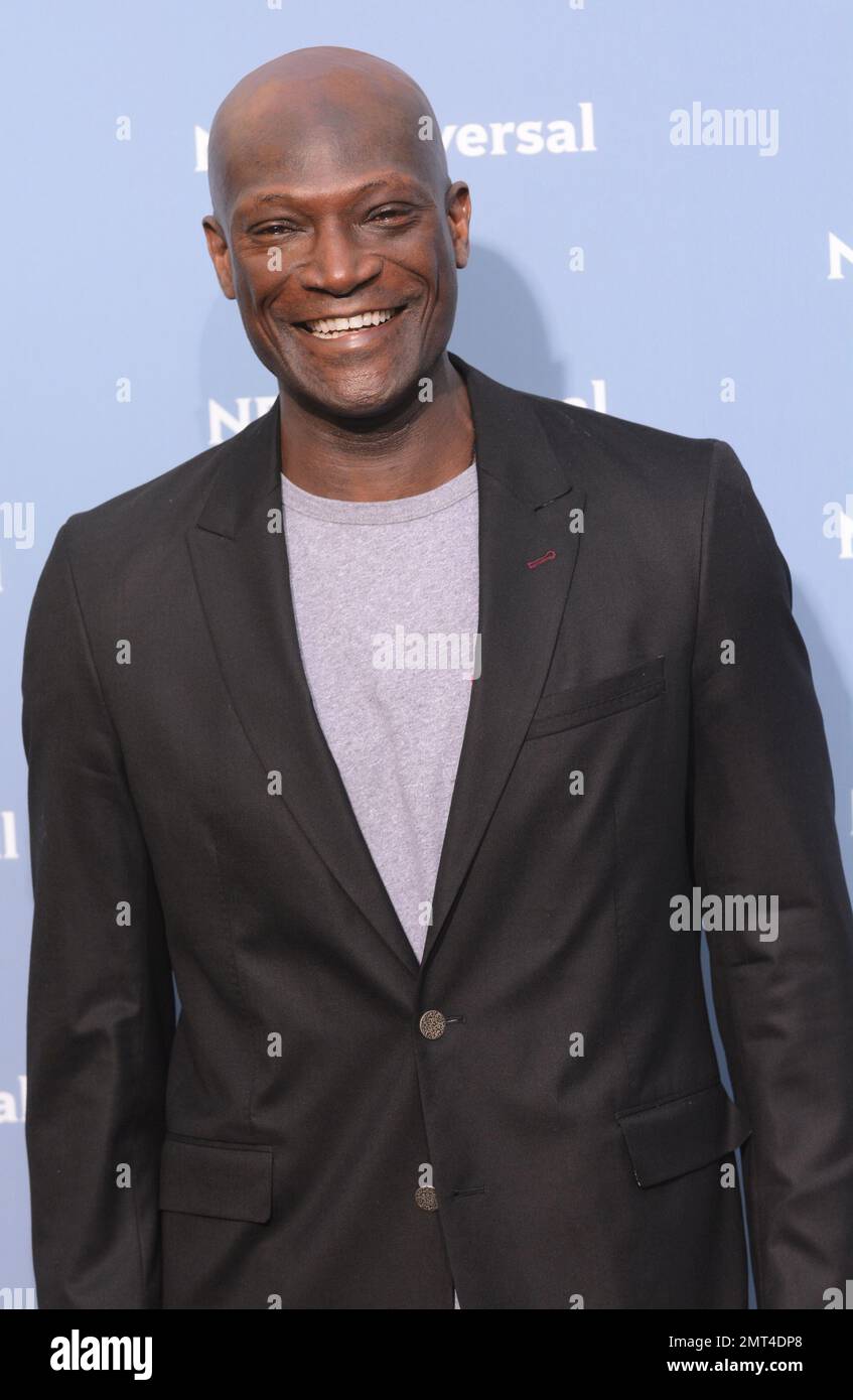 Peter Mensah à la présentation initiale de NBCUniversal 2016 à New York. 16th mai 2016. Banque D'Images