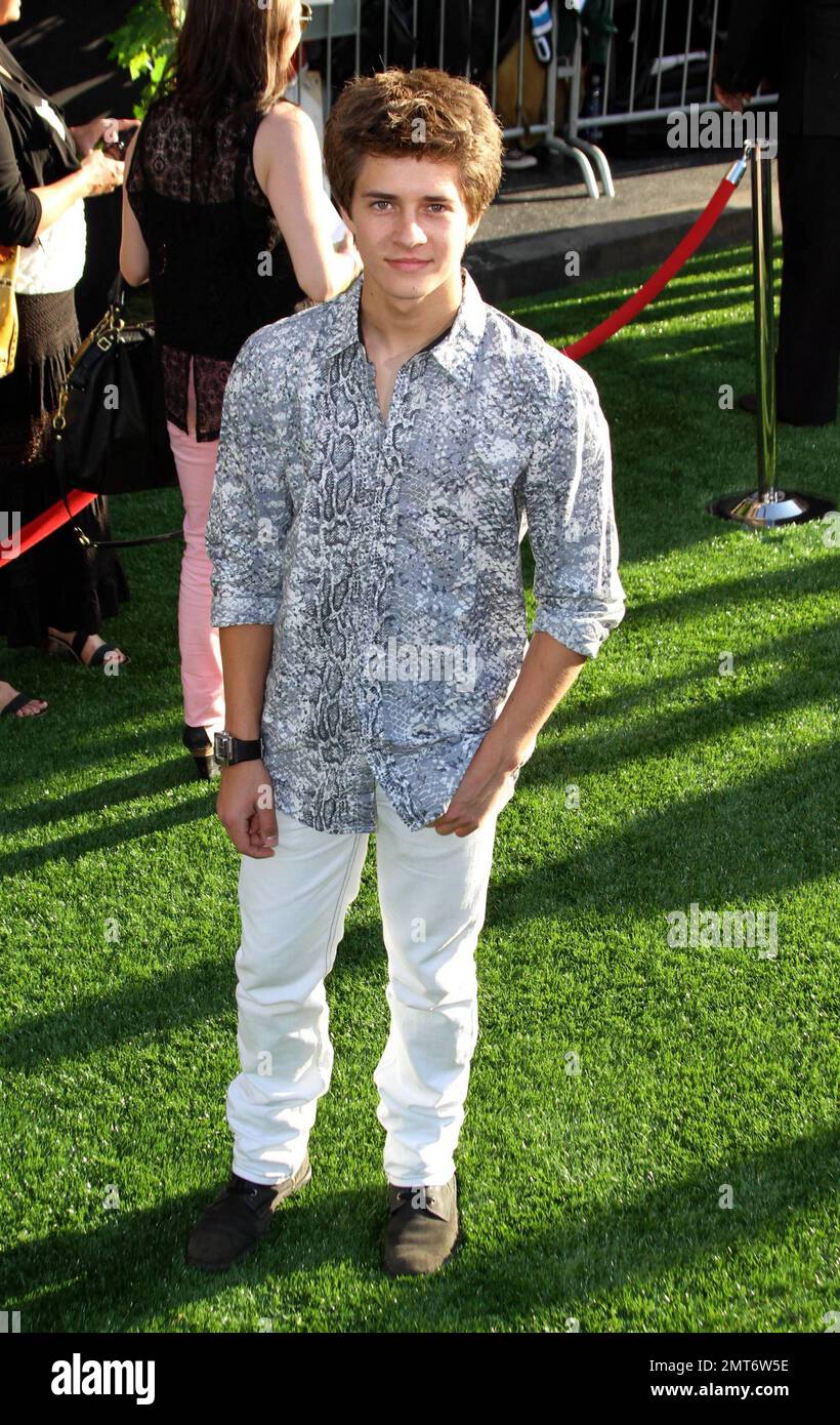 Billy Unger à la première de 'The Odd Life of Timothy Green' au théâtre El Capitan. Los Angeles, Californie. 6th août 2012. Banque D'Images