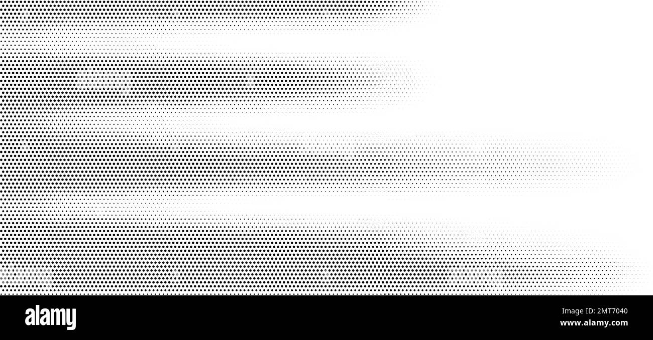 Arrière-plan abstrait des lignes de dégradé en pointillé demi-ton. Texture de grunge noir et blanc vectoriel Illustration de Vecteur